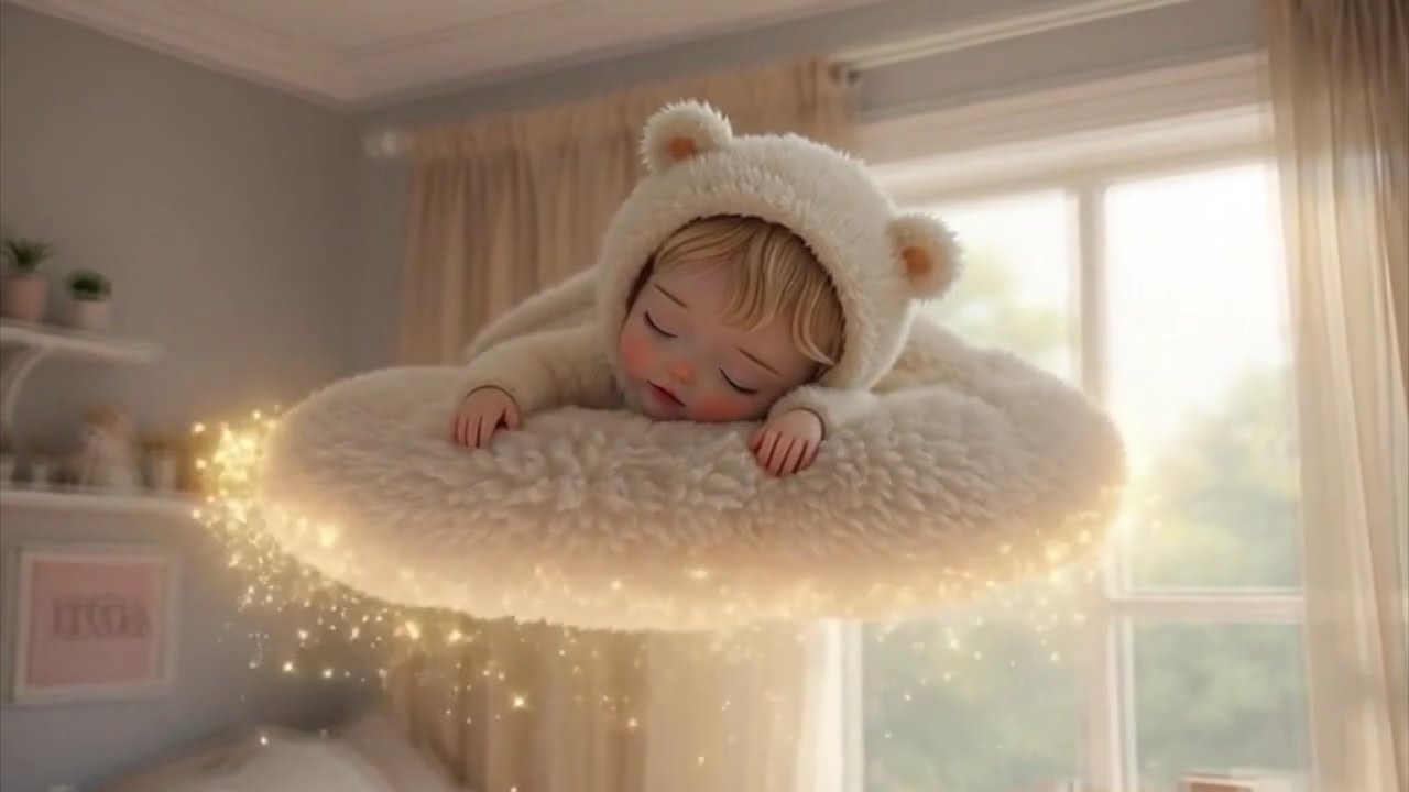Lullaby That Helps Babies Sleep in 3 Seconds .1hour #lullaby #baby #sleepmusic