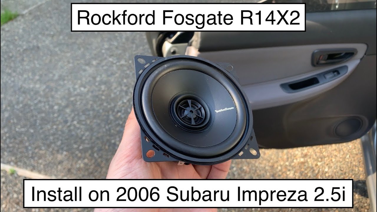 How to Install Rear Speakers on 02-07 Subaru Impreza | Rockford Fosgate R14X2 | Audio Setup Part 2
