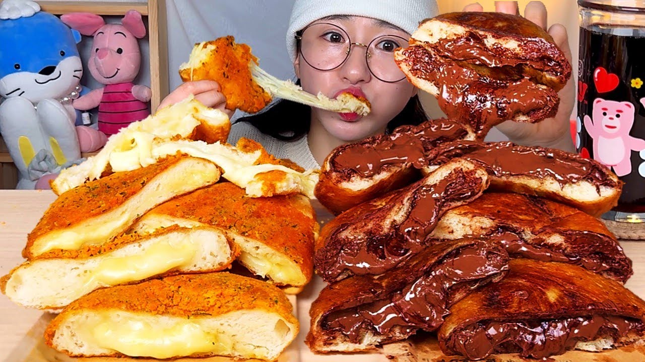 뿌링클호떡 누텔라호떡💛🤎 극강의 단짠 호떡 디저트 먹방 Dessert Mukbang