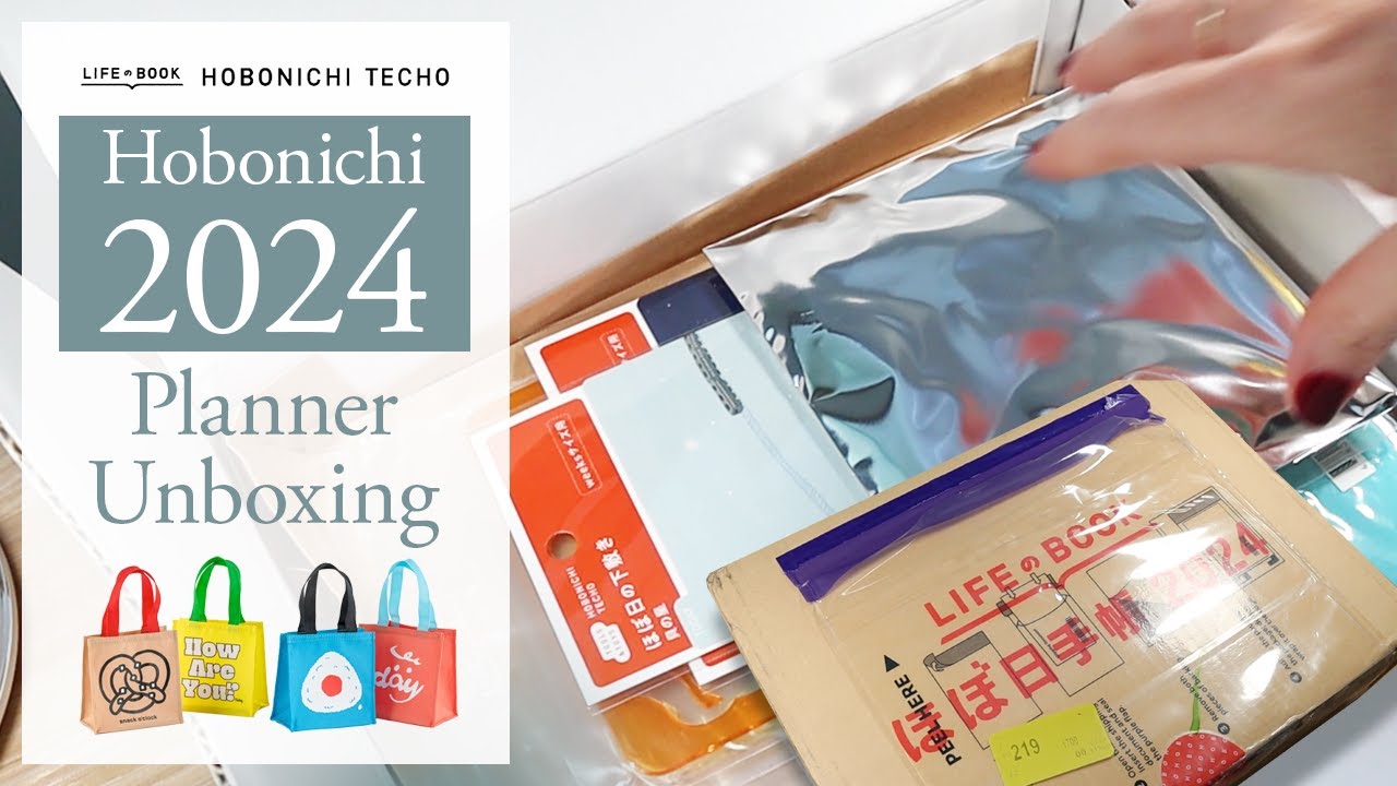 🌸 My FIRST HOBONICHI Haul! 2024 Unboxing! 🌸