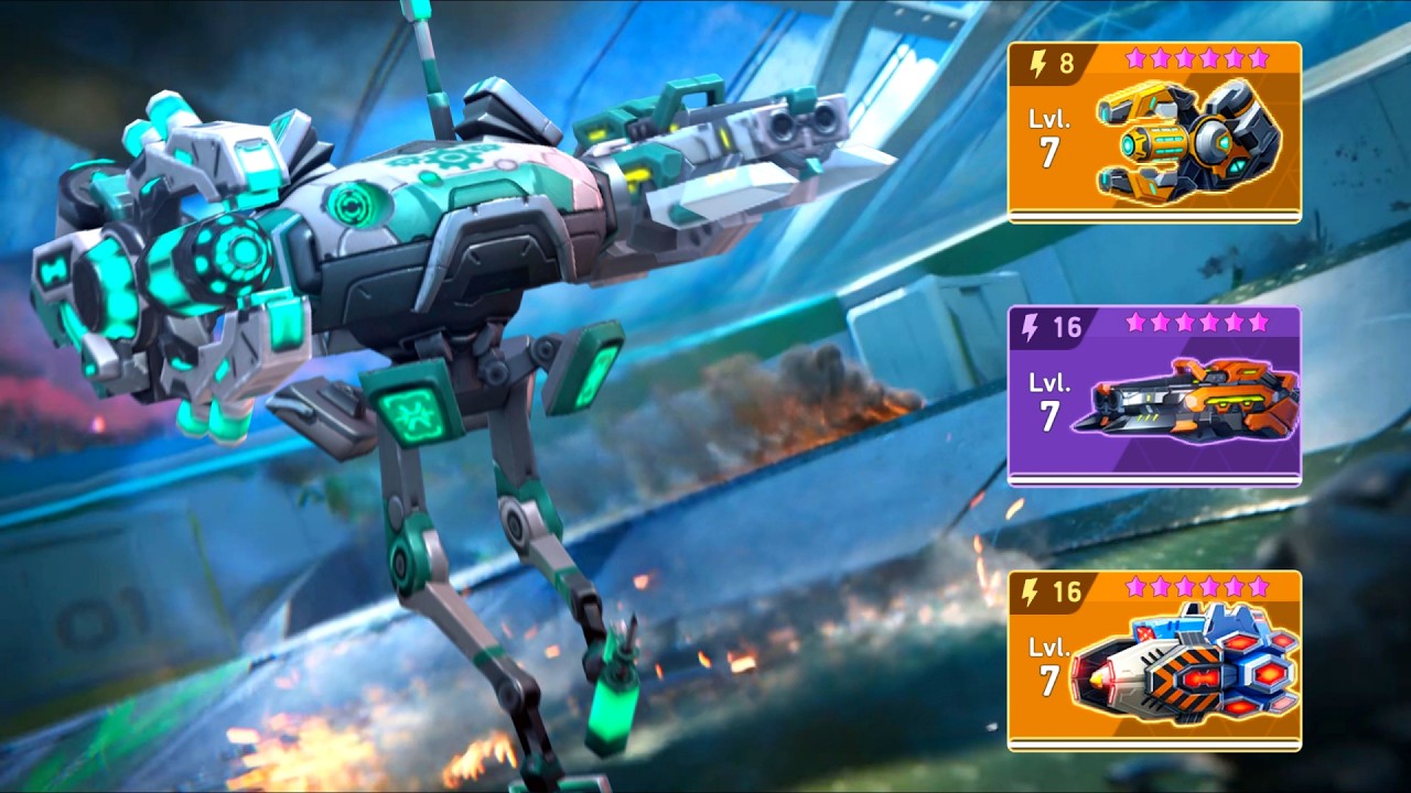 MD with Particle Beam 8, Ember Gun 16, Savant 16 - Mech Arena