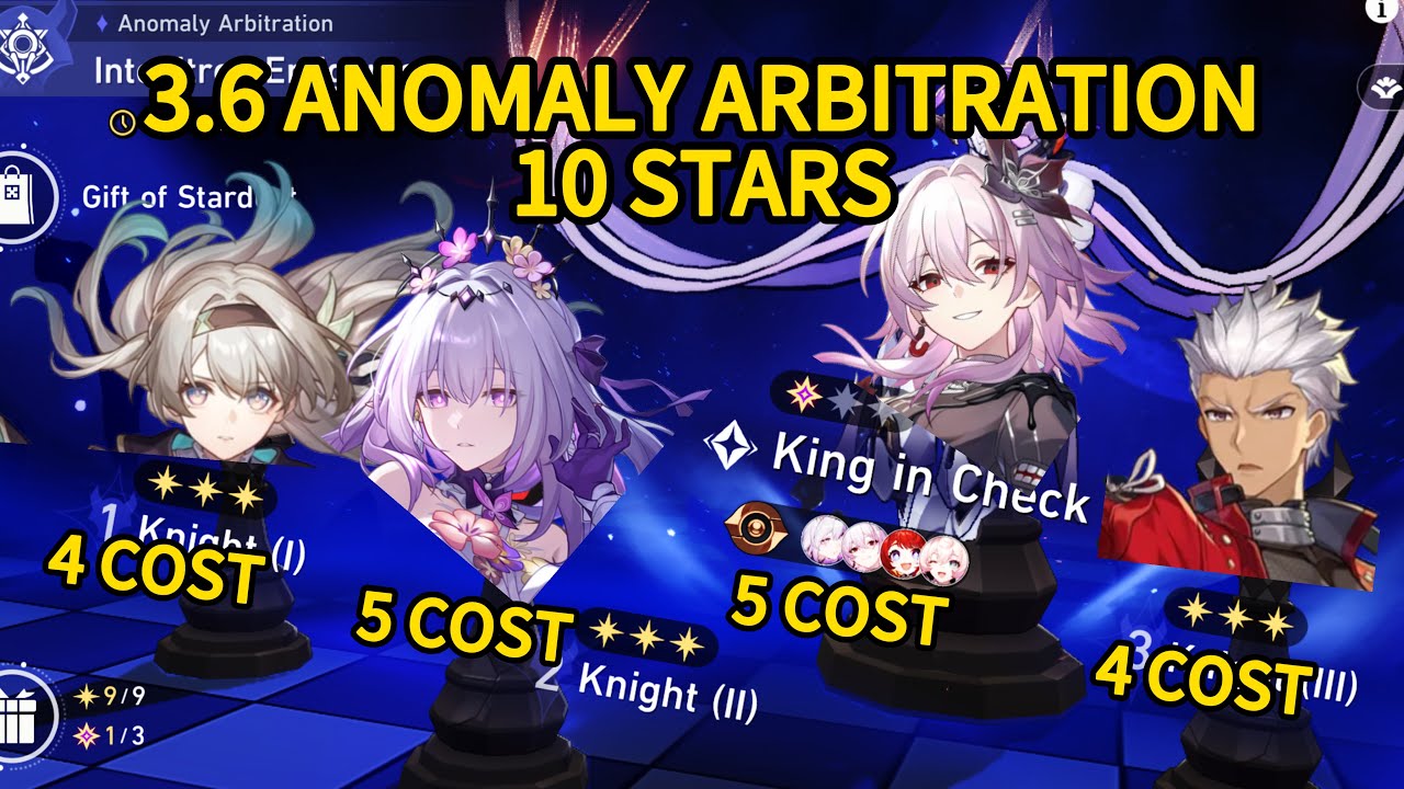 3.6 NEW Anomaly Arbitration 10 Stars | E1 Firefly, E0S1 Castorice x E0 Evernight, E0S1 Archer | HSR