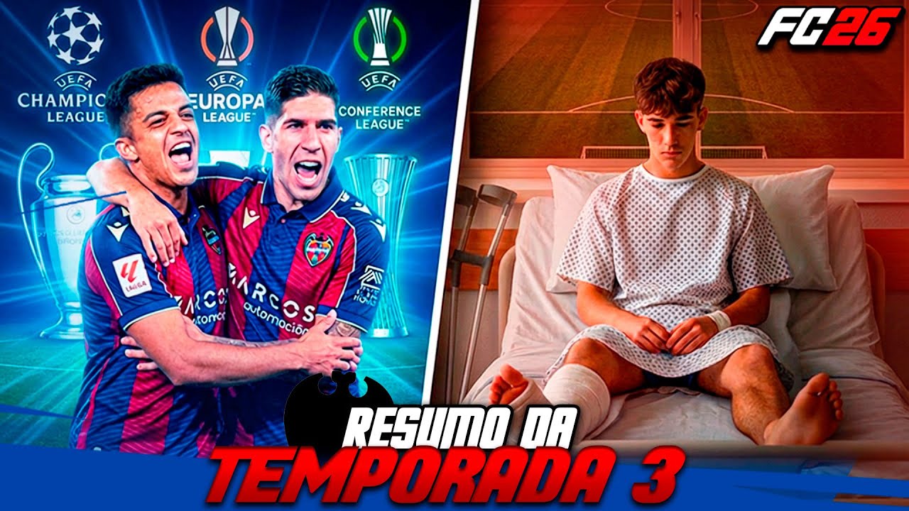 EM BUSCA DA CLASSIFICAÇÃO HISTÓRICA! - Modo Carreira Realista EA FC26 Resumo Temporada 3