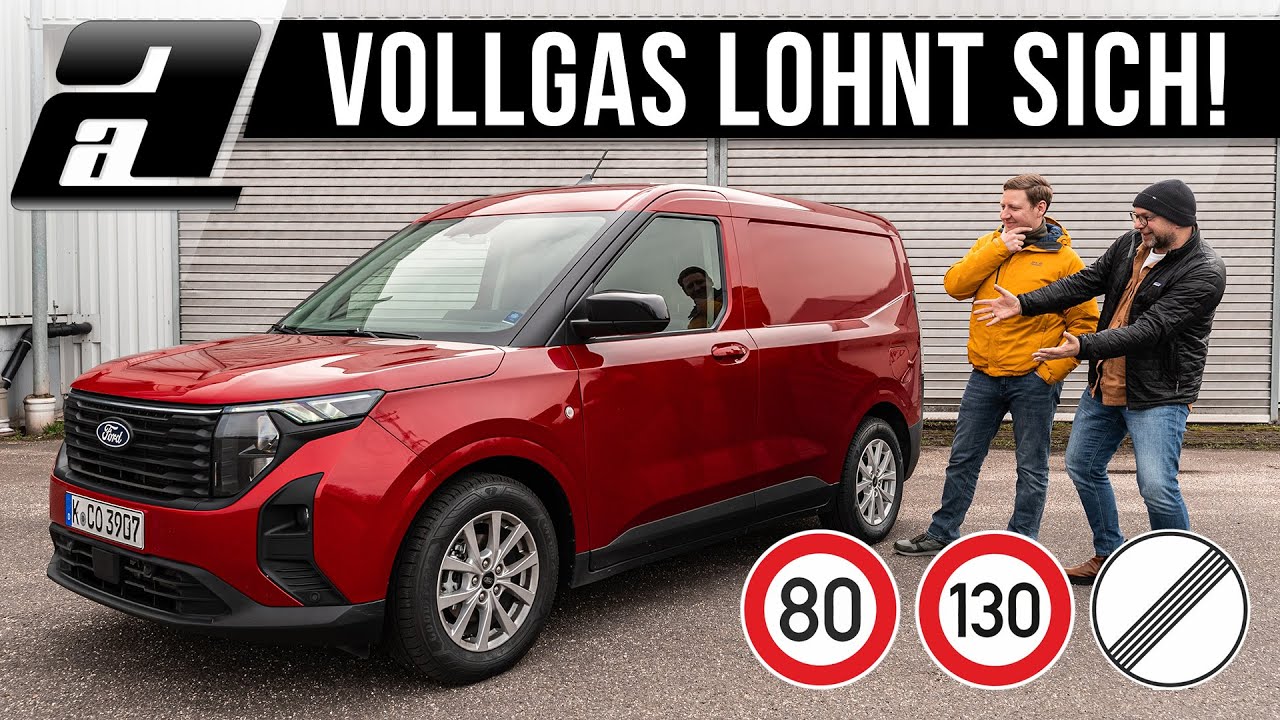 2024 Ford Transit Courier (1.5 EcoBlue, 100PS) | Nur 10L/100km bei Vollgas! | VERBRAUCHSTEST