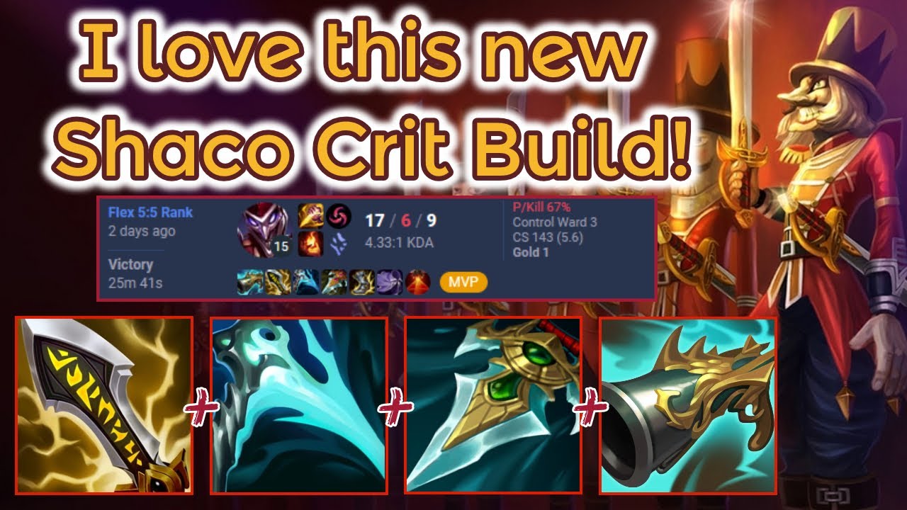 New Shaco Crit Build - S13 Infinity Prowlers [League of Legends] Full Gameplay - Infernal Shaco