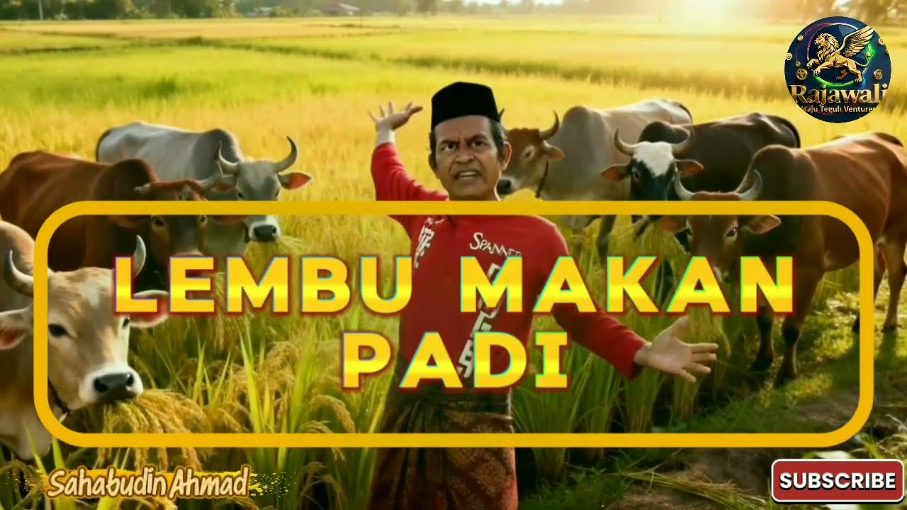 LEMBU MAKAN PADI