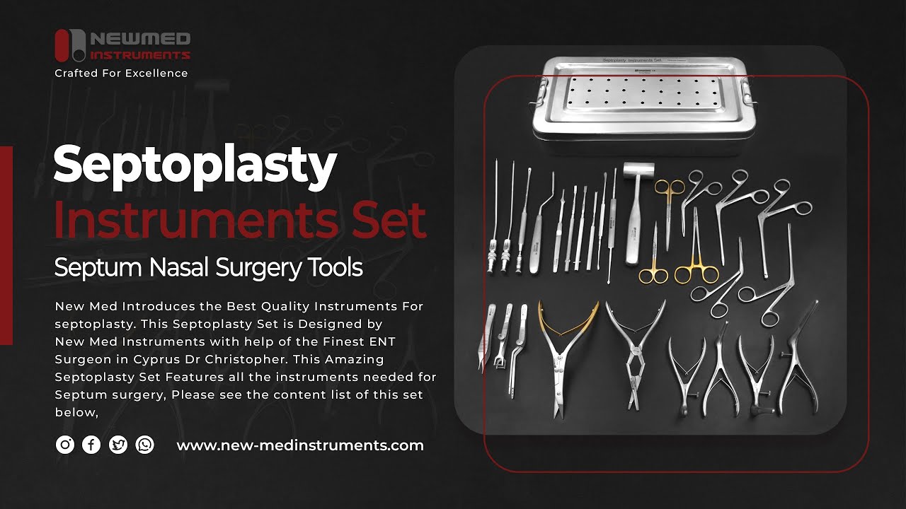 New Med Septoplasty Surgical Set – Precision & Reliability | New Med Instruments