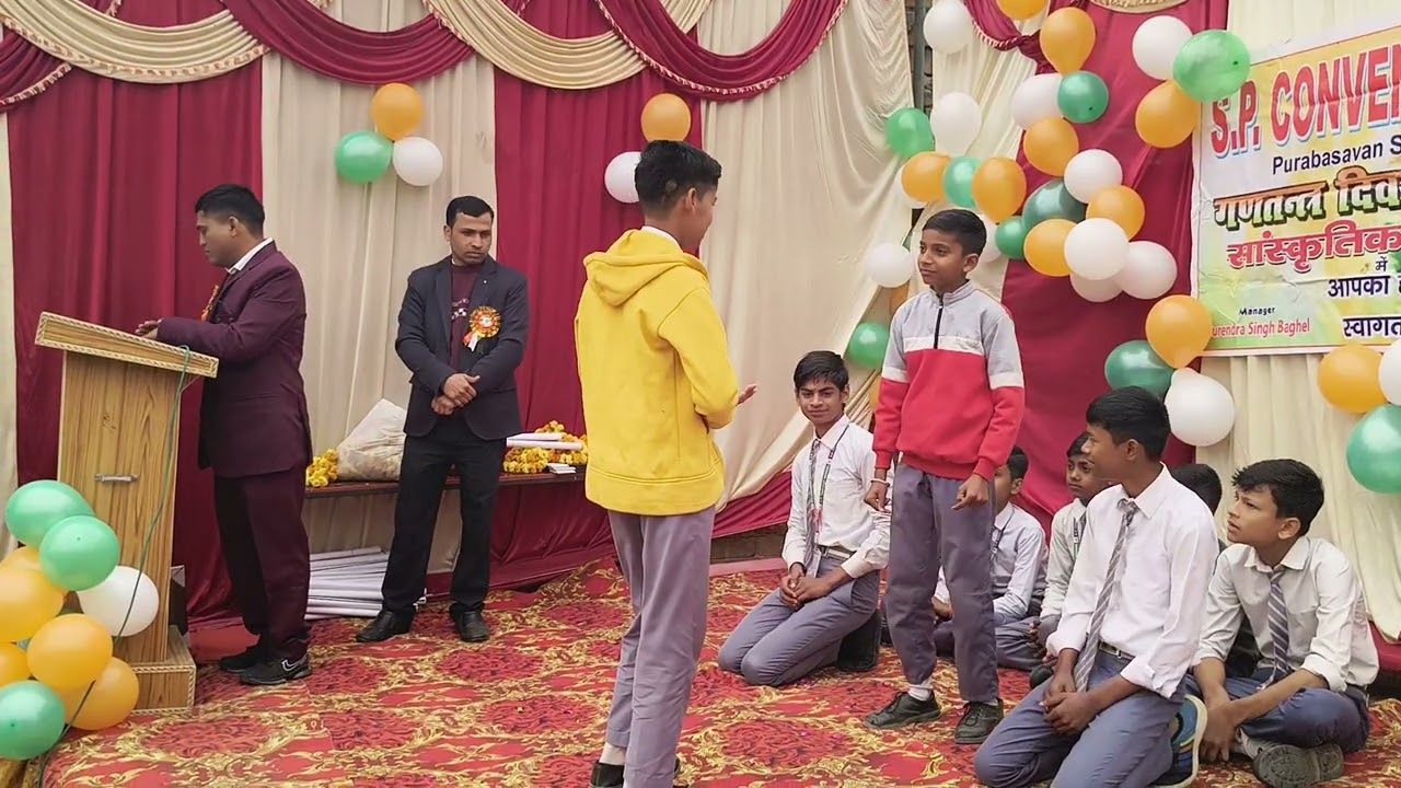 10 laddu bachche and teacher drama in SP Convent Junior High school