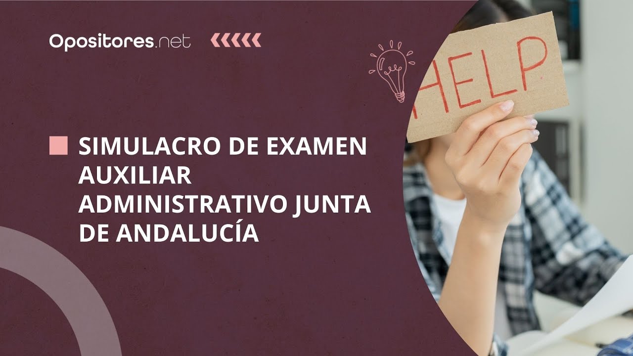 📝 Simulacro de Examen Auxiliar Administrativo | Junta de Andalucía 2025