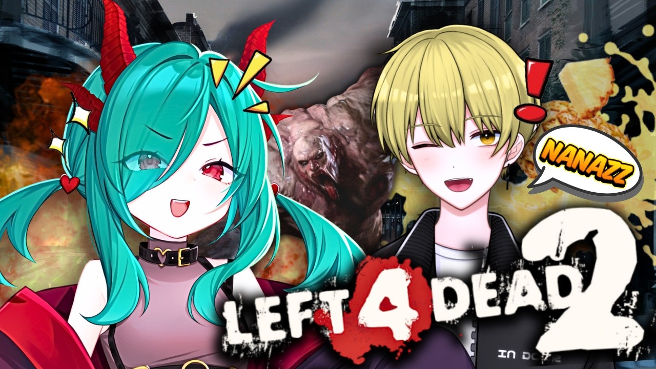 【L4D2】MELEE ONLY CHALLENGE ft @01NaNazz  ✨ V-tuber ✨Discord ✨Chill