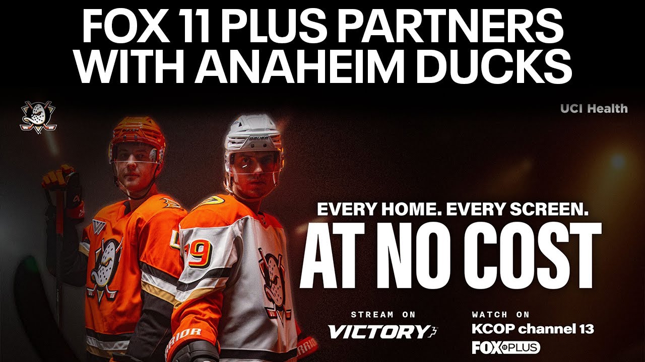 FOX 11 Plus partners with Anaheim Ducks