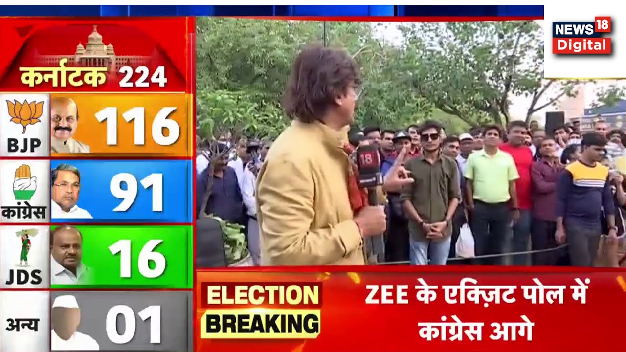 Karnataka Elections Exit Polls LIVE : Karnataka Election Live Update | BJP VS Congress