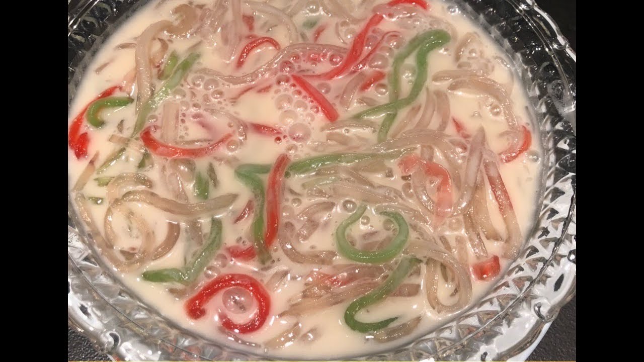 Khmer Dessert - Noum Lort Sweht use  Water Chestnut Starch របៀបធ្វើលតស្វិតម្សៅមើមថ្លុង