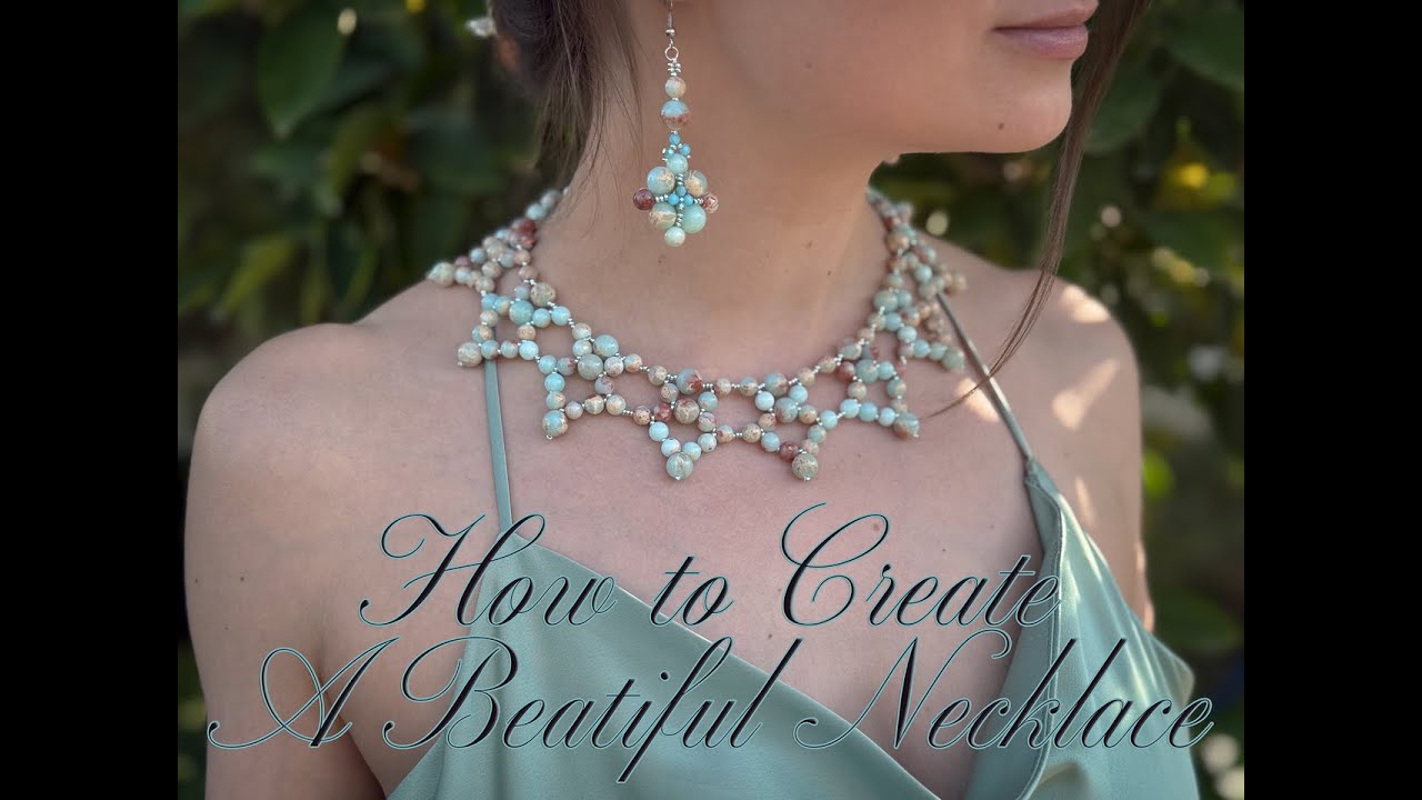 Natural Stone Beaded Necklace Tutorial: How to Create a Beatiful Necklace
