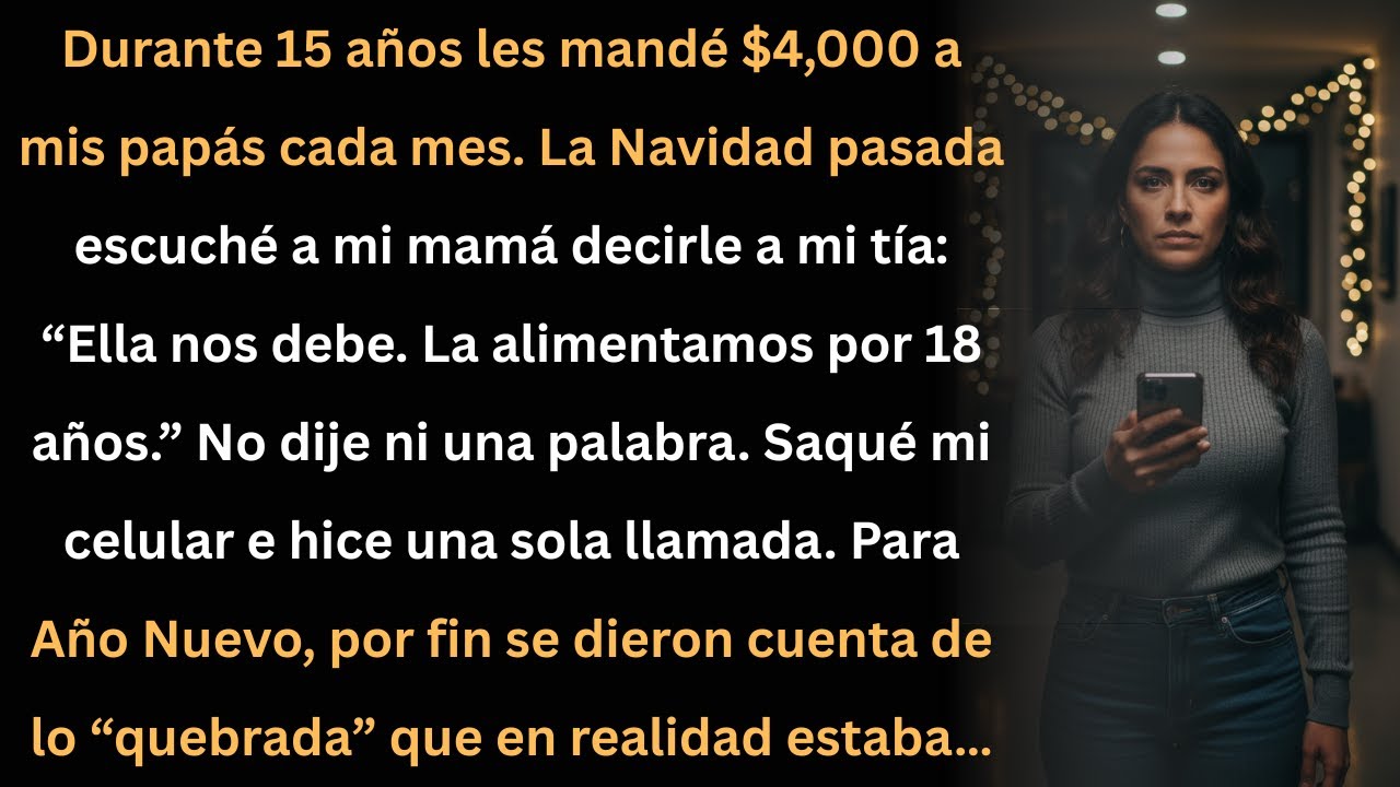 15 años pagando a mis papás… hasta que escuché lo que decían de mí en Navidad.