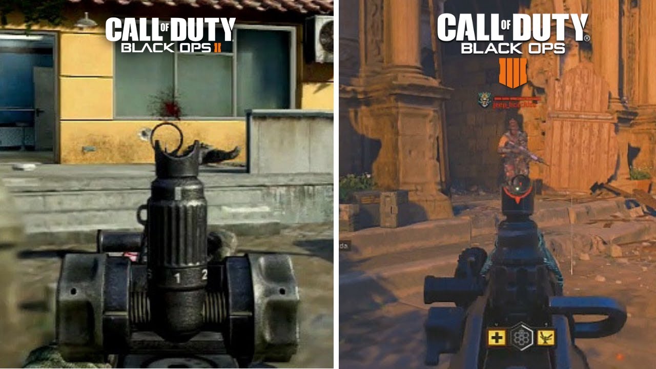 SCAR-H BLACK OPS 2 VS RAMPART BLACK OPS 4