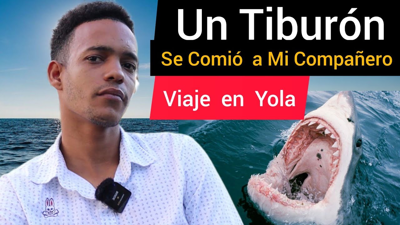Un Tiburón  Se  Comió  A  Mi  Compañero  |  VIAJE  EN  YOLA  A PUERTO RICO