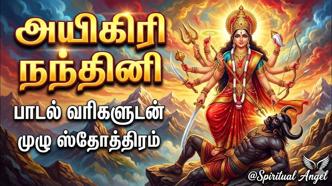 அயிகிரி நந்தினி - மகிஷாசுர மர்த்தினி ஸ்தோத்திரம் | Aigiri Nandini Full Song