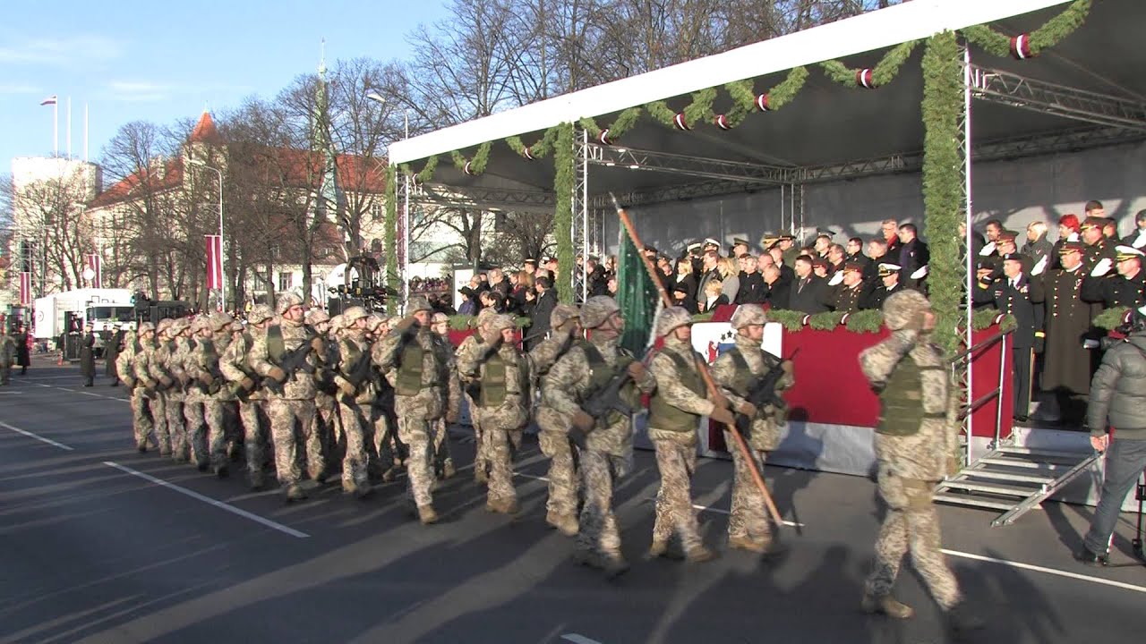 Latvijas Republikas proklamēšanas 96. gadadienai veltītā militārā parāde