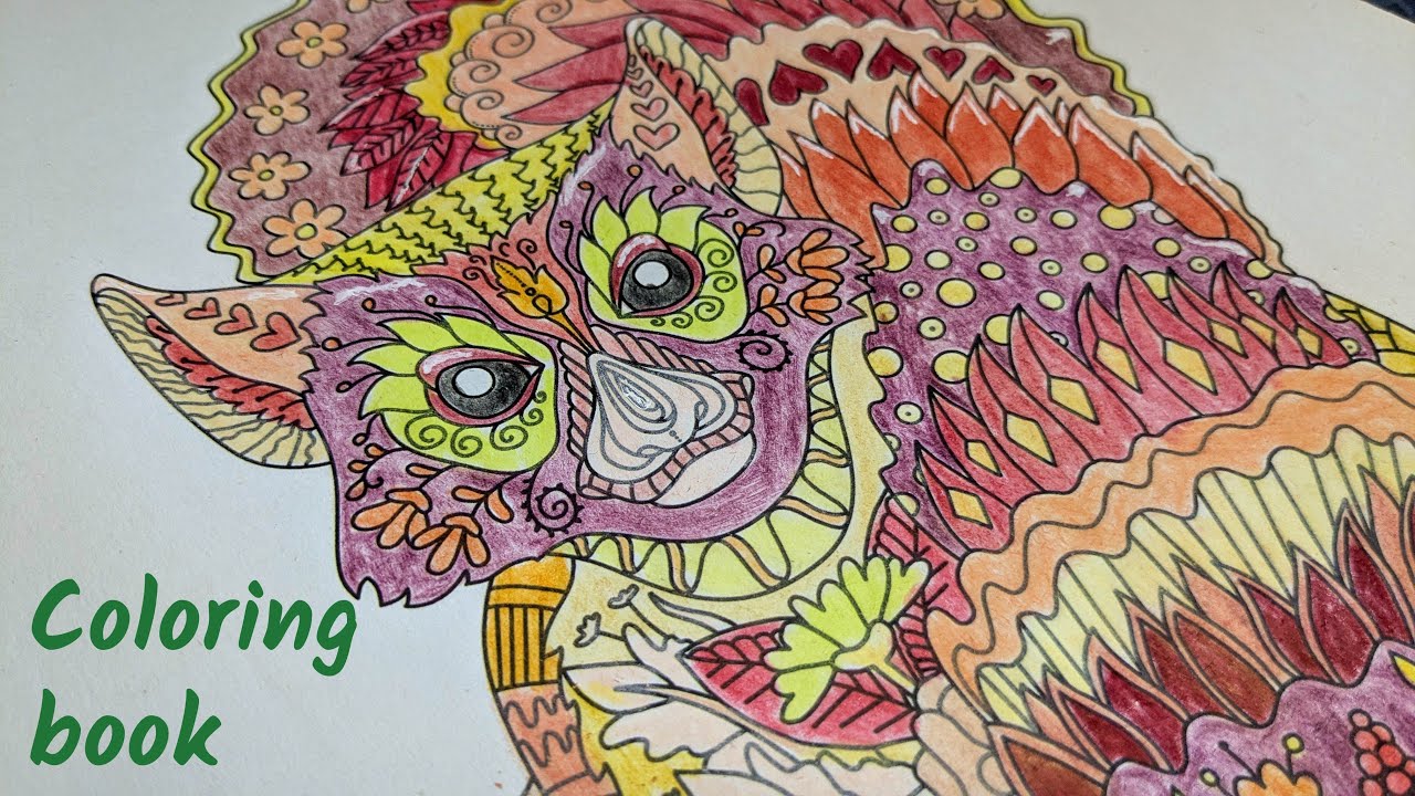 Relaxing Panda Coloring for Adults ASMR