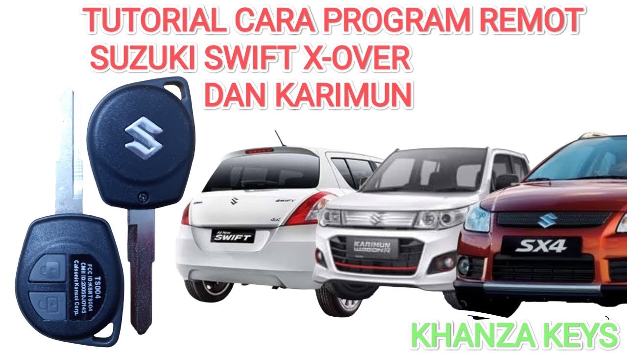 Tutorial program remot mobil suzuki karimun x-over dan Swift