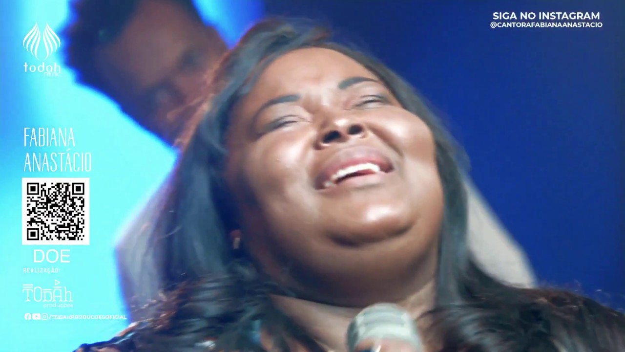 O Céu desceu na última ministração de Fabiana Anastácio Louvando Tua Presença #Foitremendo