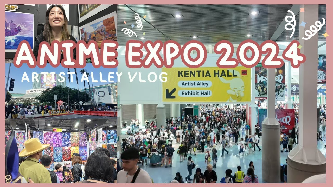 🌷 Аллея художников на Anime Expo 2024🌷 Работа на BIGGEST ANIME CON (но в основном шопинг и еда) 🌷