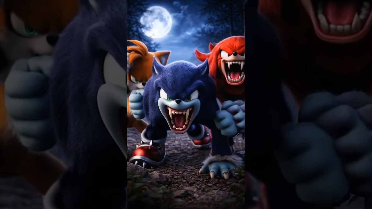 O Sonic virou lobisomem e olha no que deu!