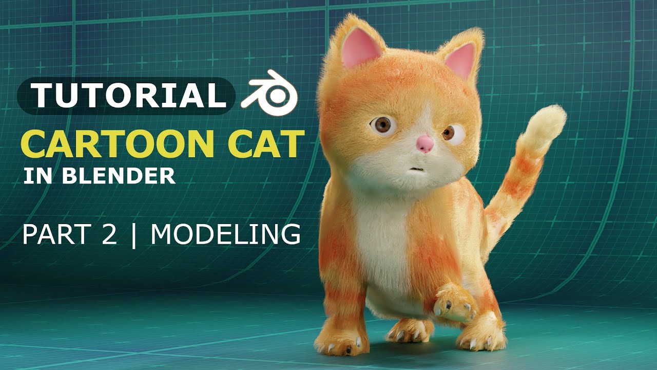 3D-кот | Серия YT Blender | Часть 2 — Моделирование