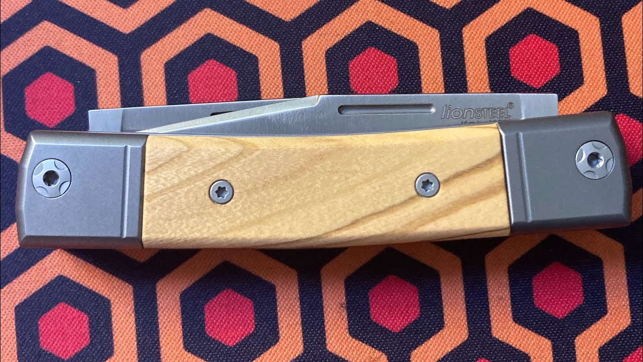 LionSteel BestMan Two Blade Jack Olive Wood (BM13 UL) Traditional Pocket Knife