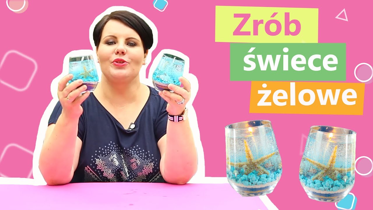 DIY: Świece żelowe w morskim stylu | Twoje DIY #37