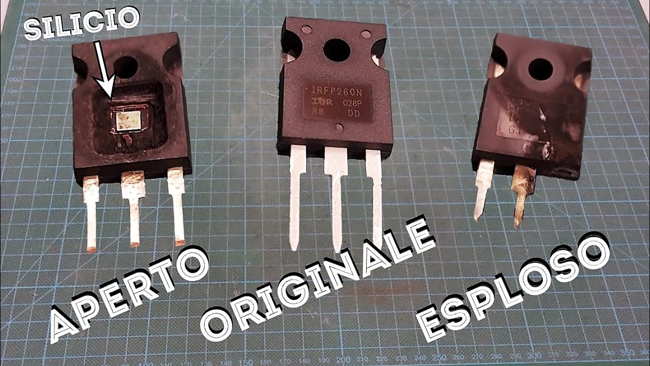 Componenti Fake Tarocchi Esplosi, Ecco Come Riconoscerli! Con l'Acido Solforico su MOSFET@PierAisa​