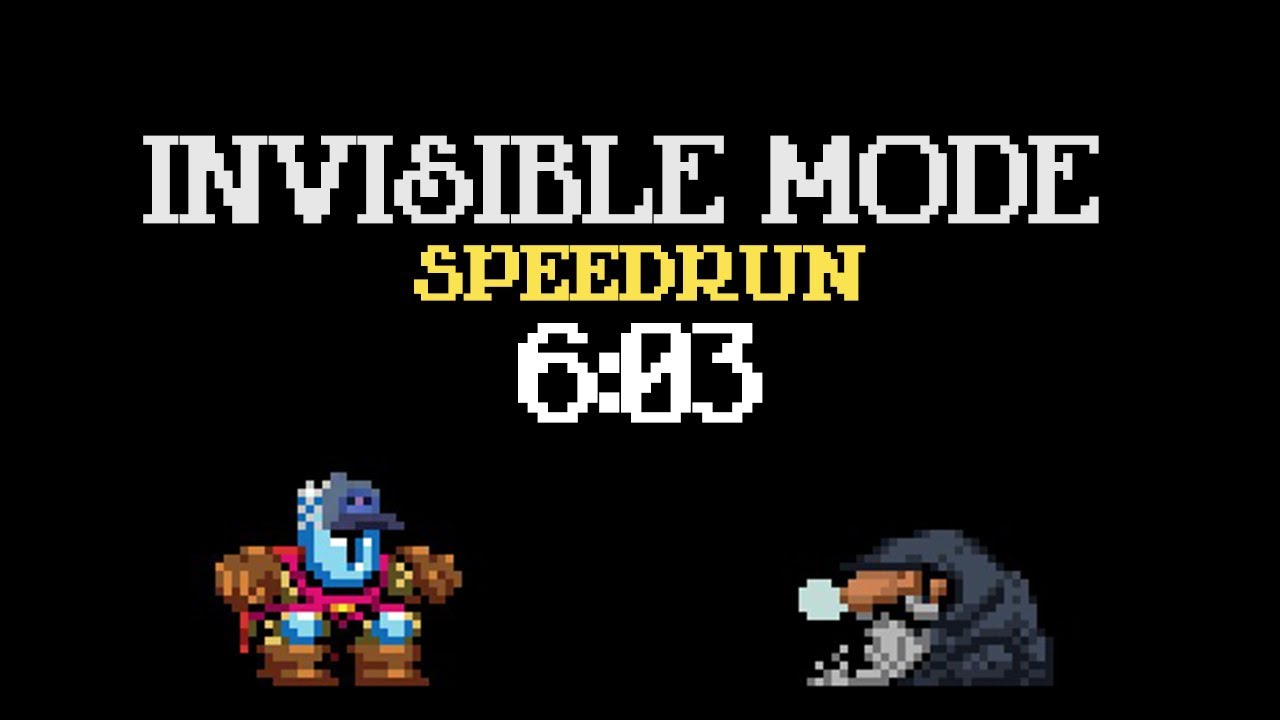 Jump King: Invisible mode speedrun 6.03