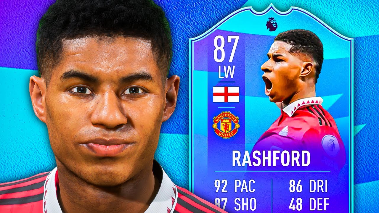 ЗВЕЗДНЫЙ МАЛЬЧИК! 🤩 Обзор игрока 87 POTM Rashford &mdash; FIFA 23 Ultimate Team