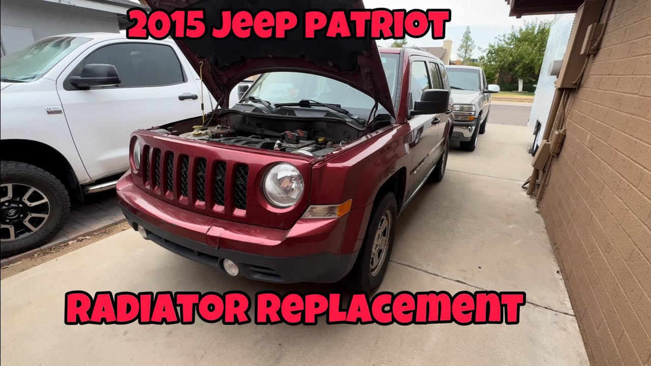 Замена радиатора Jeep Patriot 2015 года