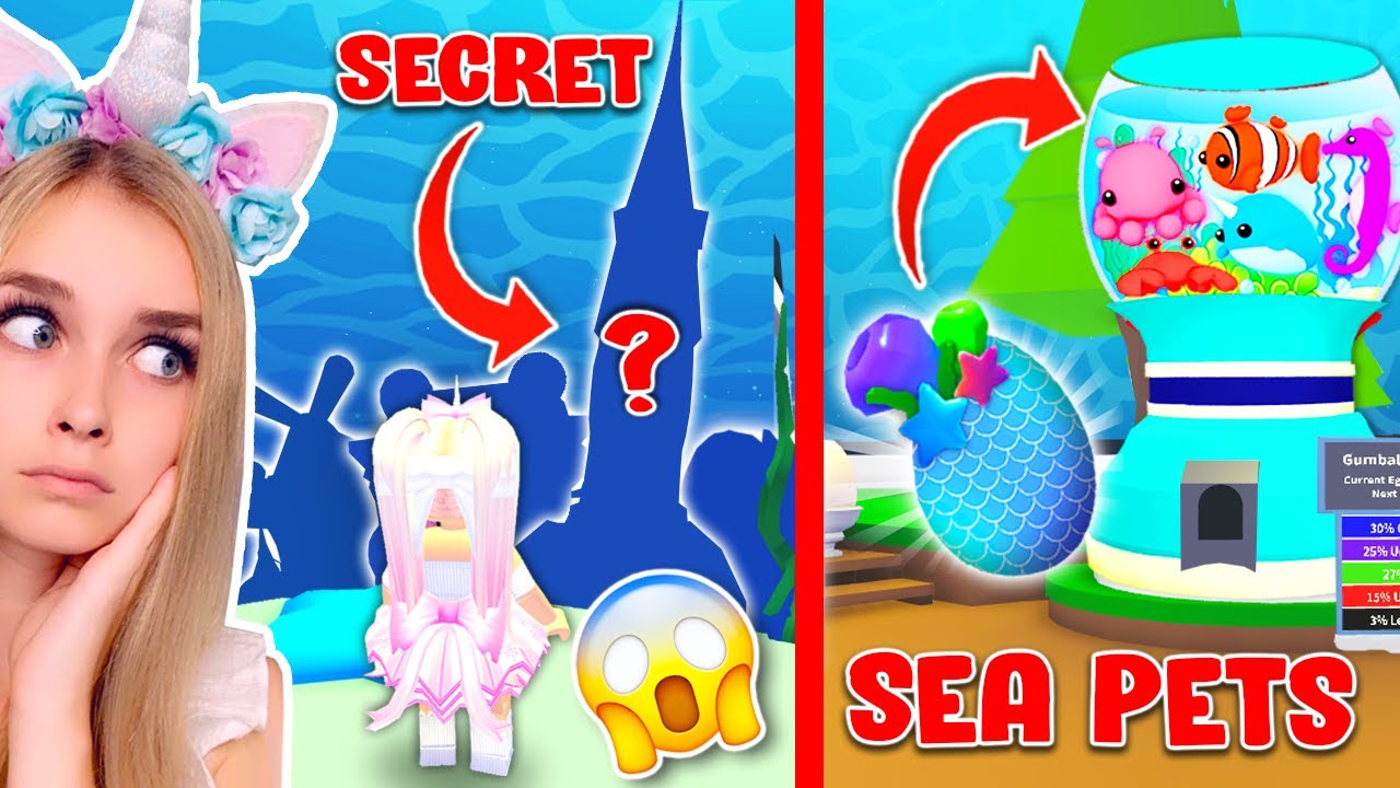 I Found The TOP SECRET LOCATION Of The *NEW* UNDERWATER PETS In Adopt Me!