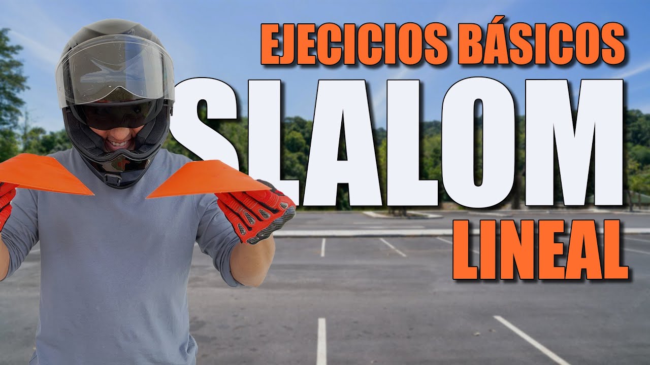 Slalom Lineal en Moto - 🏍  Ejercicios Básicos