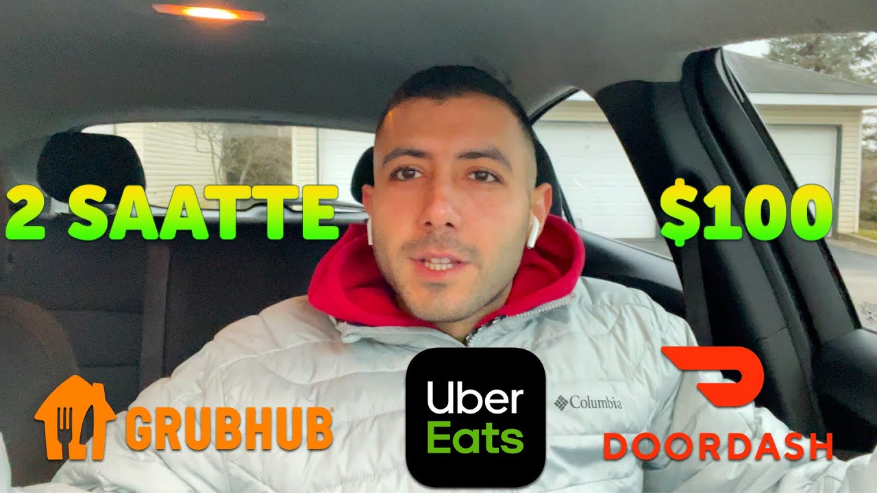 Amerika'da Yemek Dağıtımı | Saatlik 50$ Kazan! | Doordash, Ubereats, GrubHub - MULTI APP