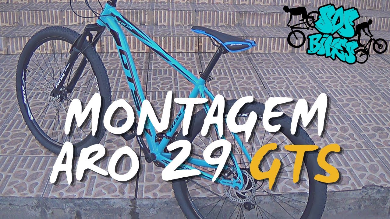 Montagem DETALHADA da Bicicleta aro 29 Azul da GTS  - SOS BIKES