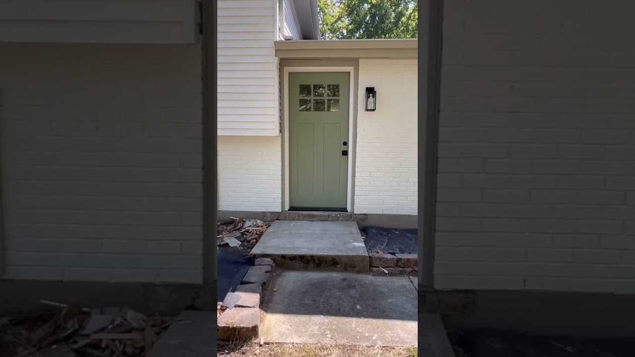 Such small changes, yet transformed the curb appeal of this house so much!