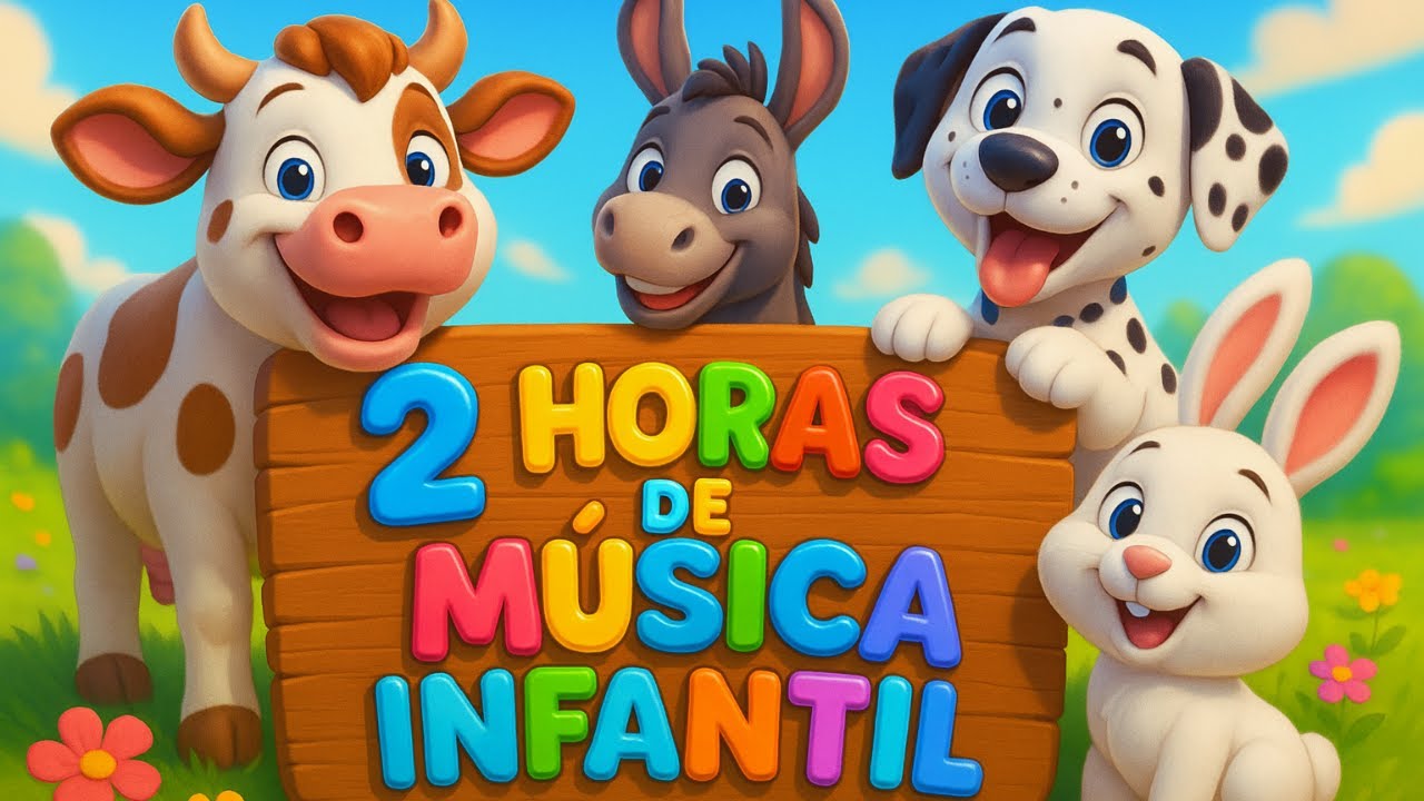 2 Horas de Músicas Infantis da Fazendinha Musical 🐮🐔🐷 Canções Divertidas para Brincar e Aprender!