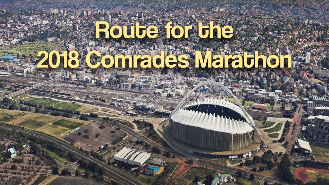 Route for The Comrades Marathon 2018