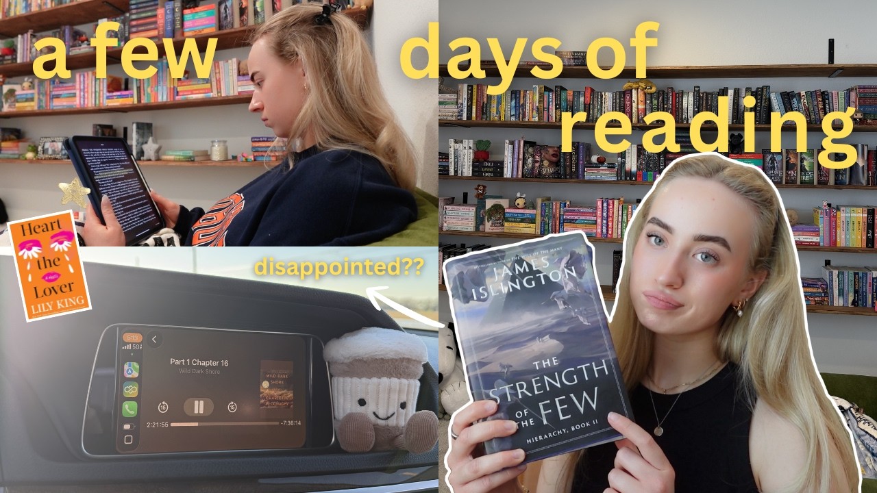 a few days of reading 📖 *what i read in a week, reading vlog, reading the strength of the few*