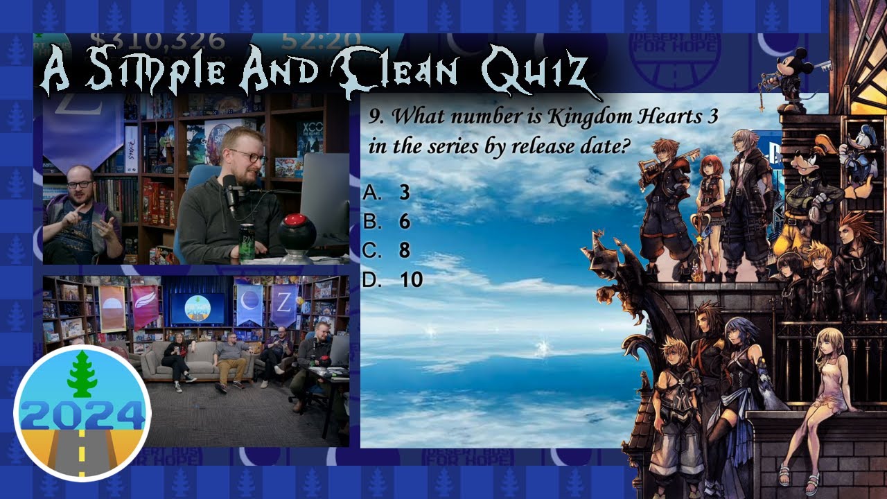 DB2024 - Kingdom Hearts has a simple plot and makes total sense: The Trivia Quiz
