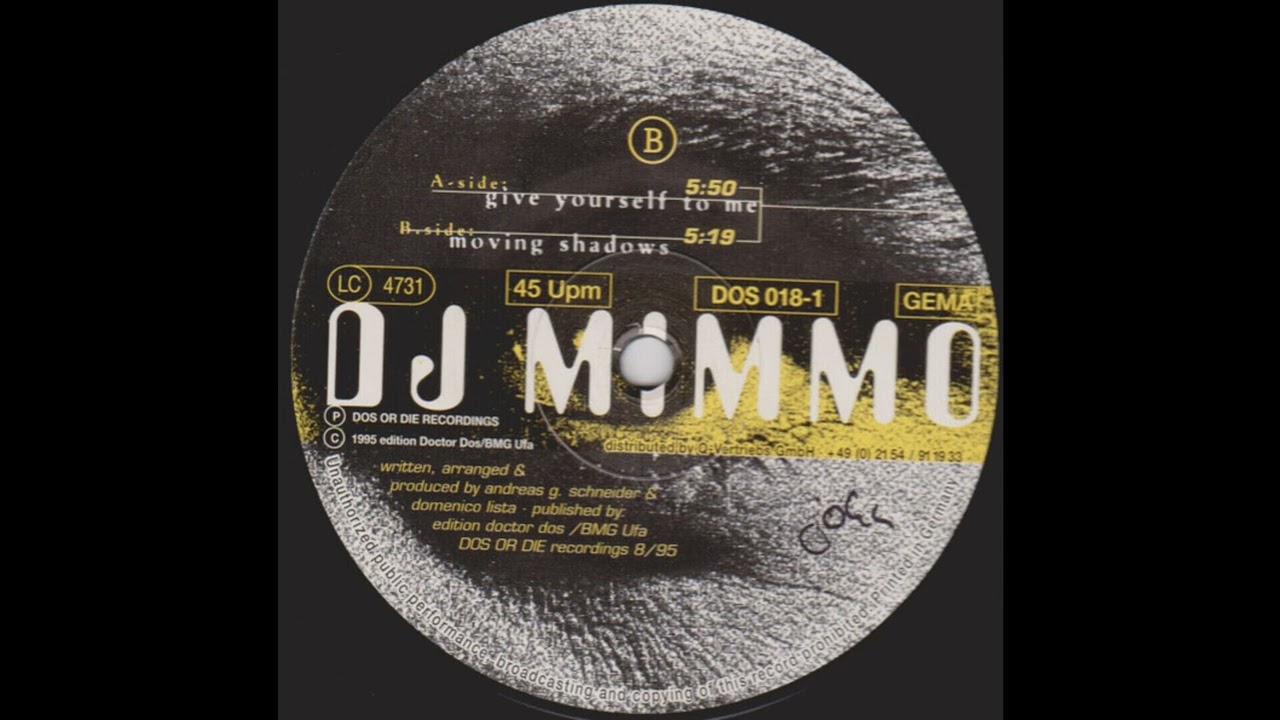 DJ Mimmo - Moving Shadows (Trance 1995)