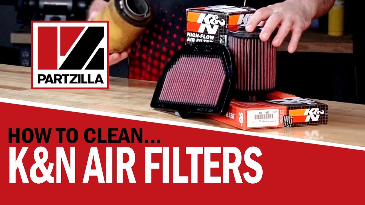 How to Clean a K&N Air Filter  | Cleaning a Reusable Air Filter | Partzilla.com