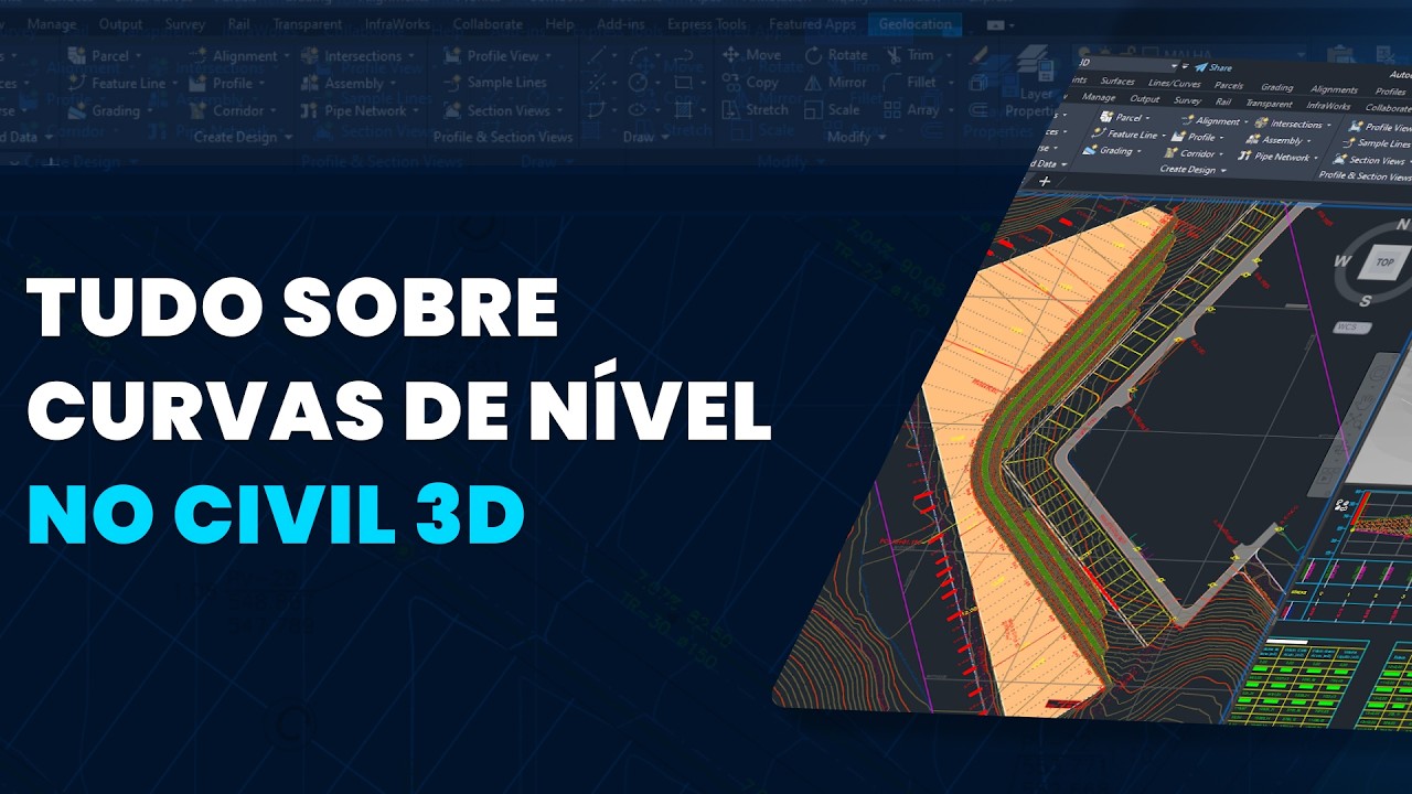 Live #186: Tudo sobre curvas de nível no Civil 3D