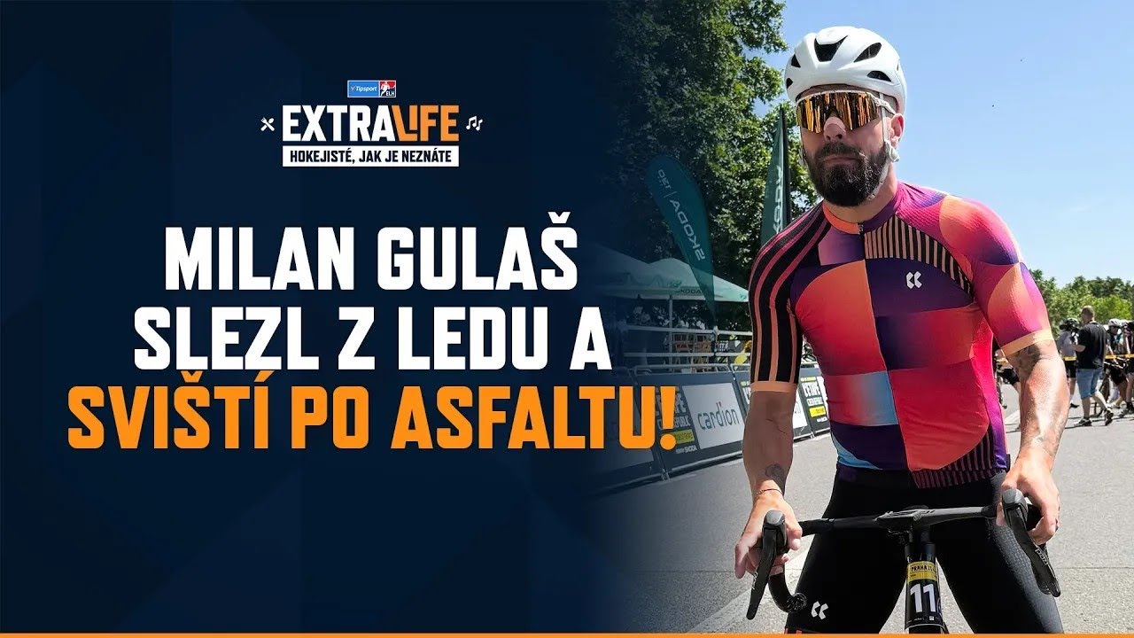 Extralife #17 | Milan Gulaš slezl z ledu a sviští po asfaltu. Proč ho učarovalo kolo?