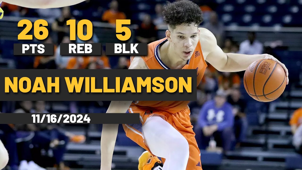 Noah Williamson Bucknell Bison 26 PTS 5 BLKS 10 REBS vs Richmond Spiders