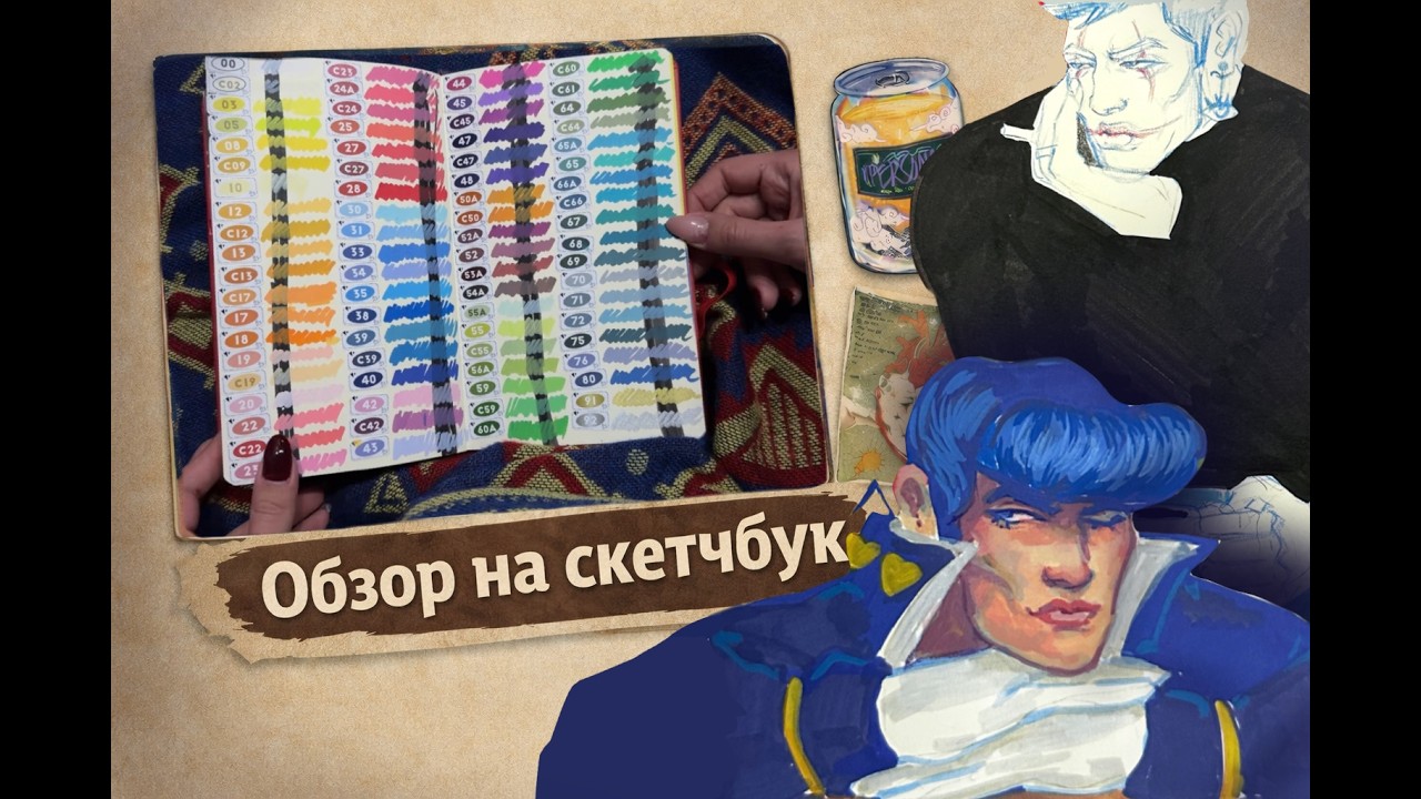 Обзор на скетчбук!